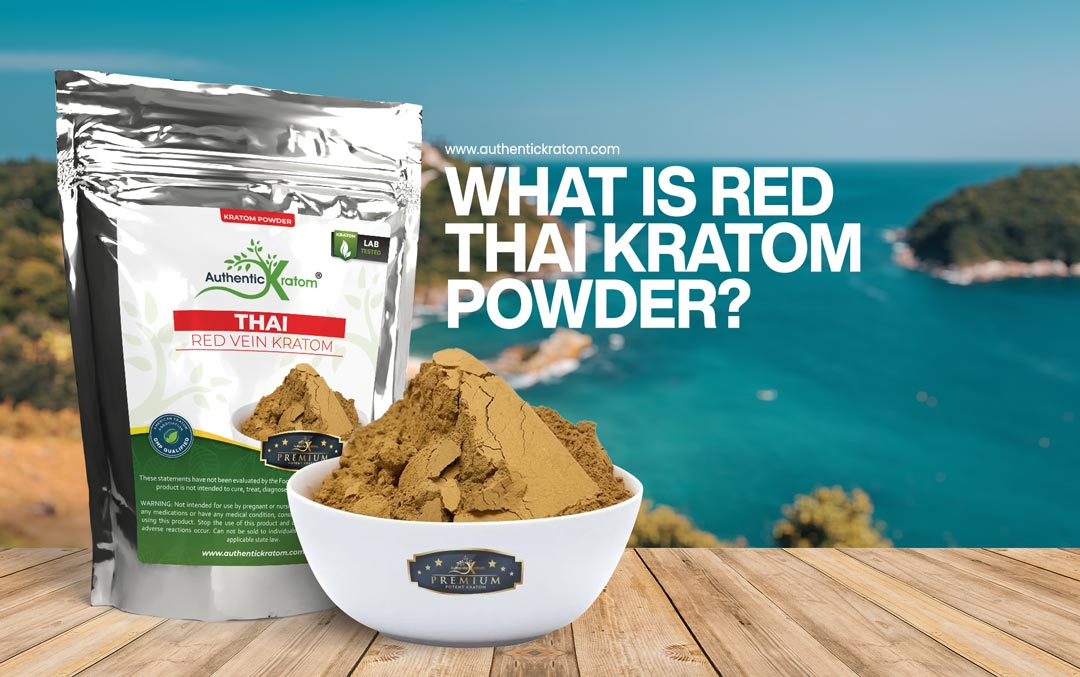 What is red thai kratom powder?