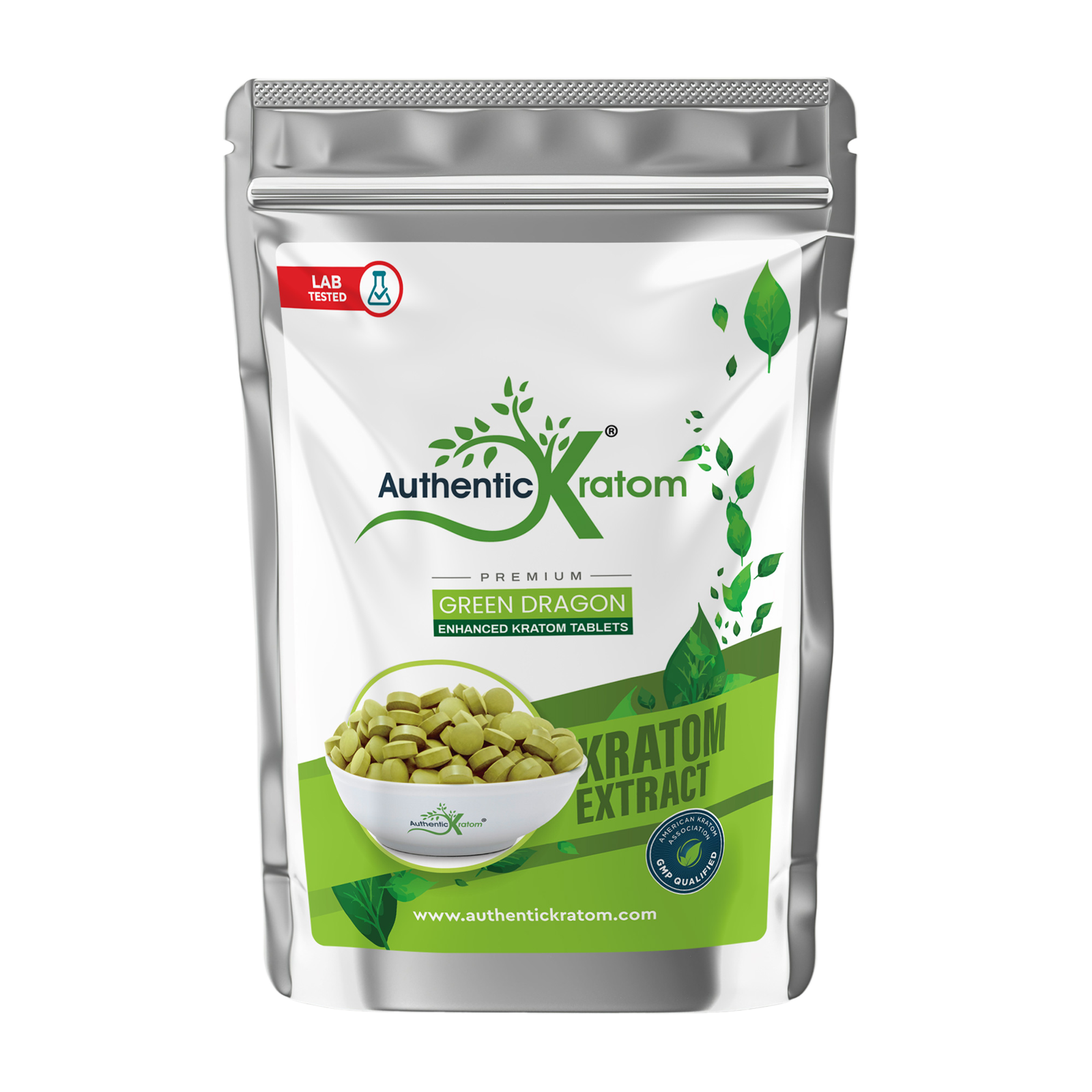 Gold Dragon Enhanced Kratom Tablet Pills Package