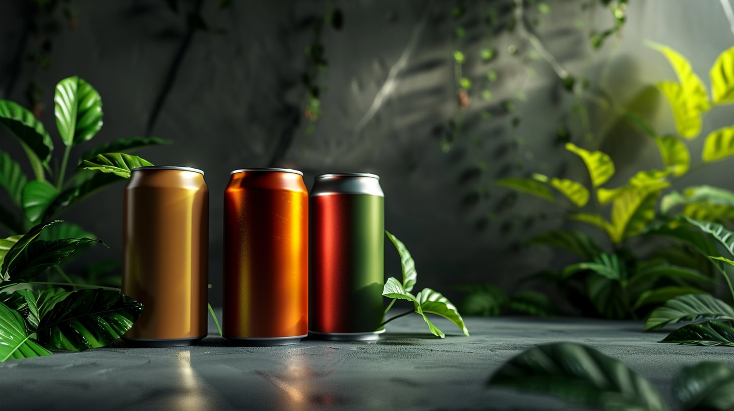 kratom and energy drink cans