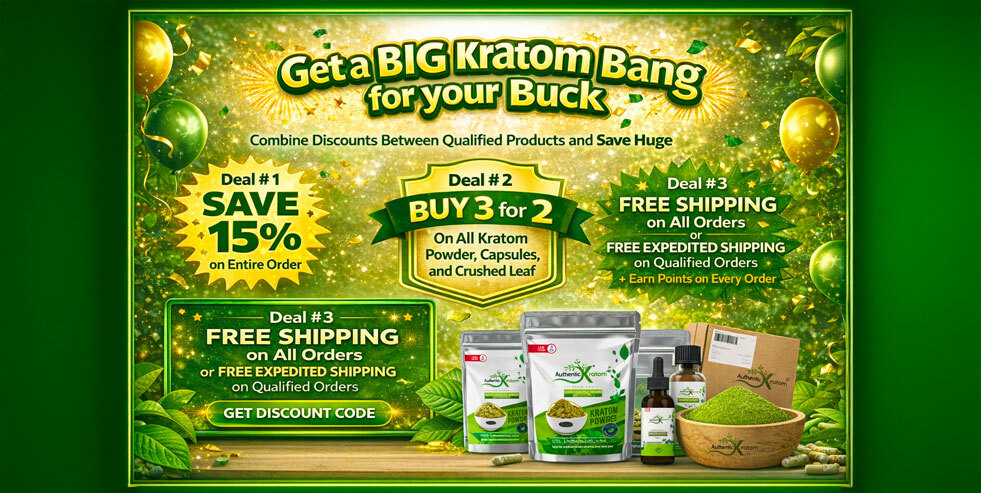 March Madness Banner: Kratom on Sale. Buy with confidence Lab-Tested Kratom + Free Shipping