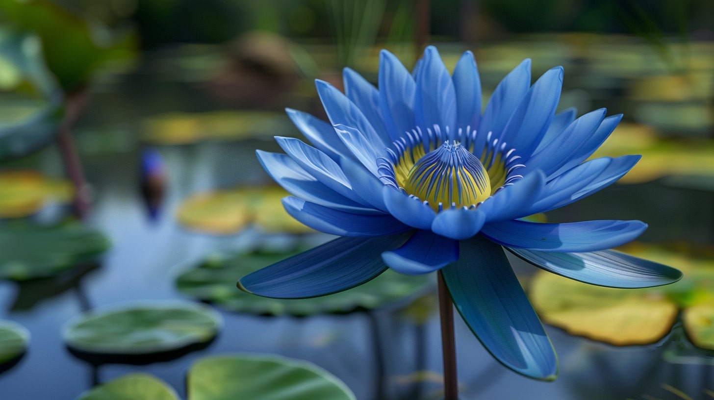 blue lotus flower