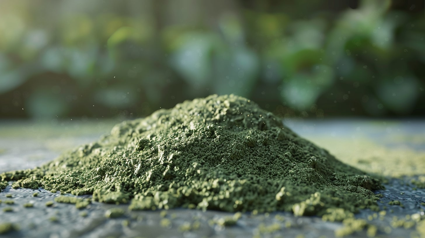 green kratom powder