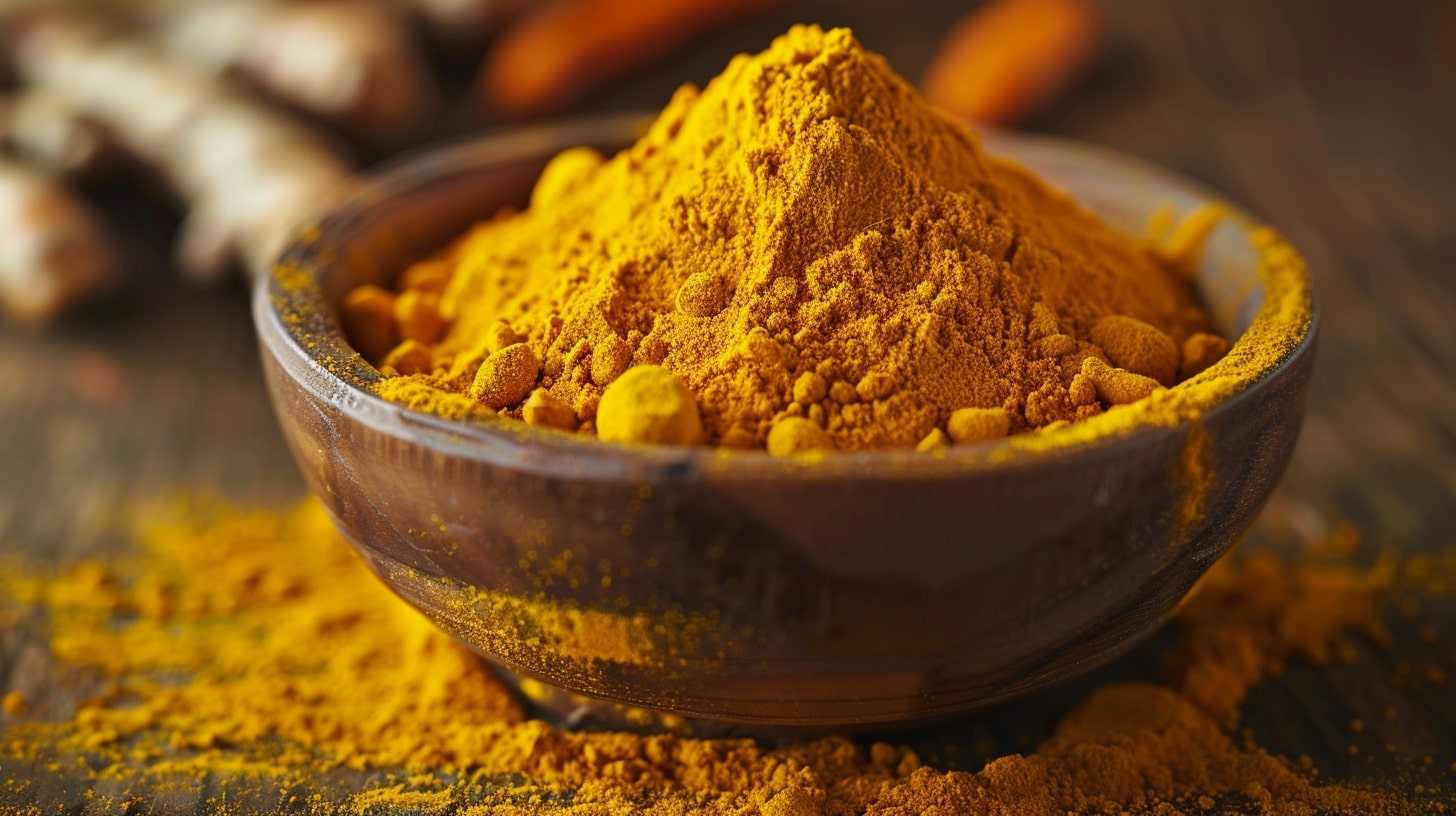 turmeric powder in a bowl