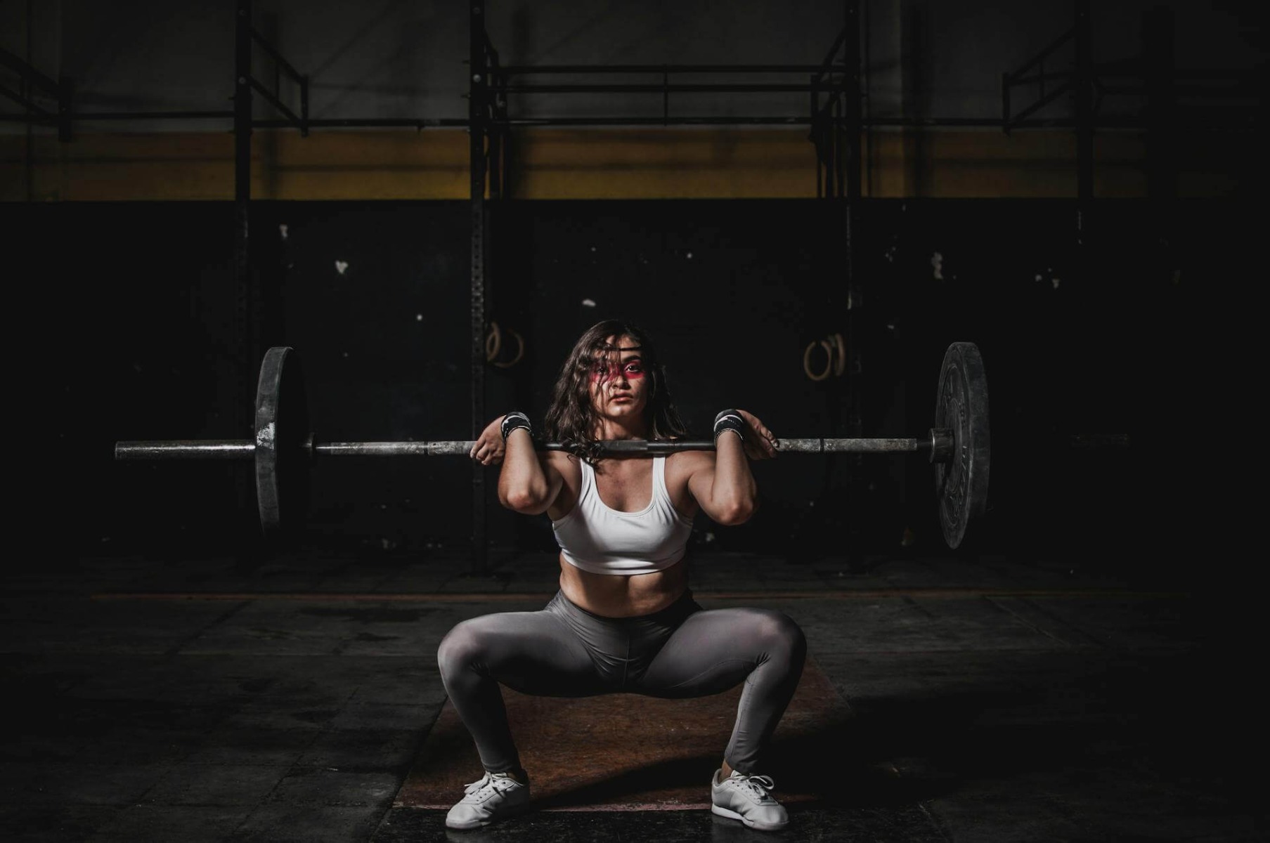 working out woman